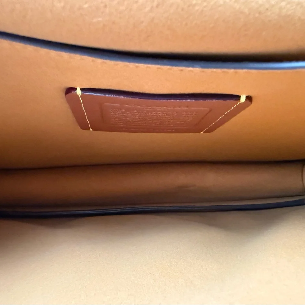 Coach Soft Chain Tabby Leather Shoulder Bag - Picture 3 of 4
